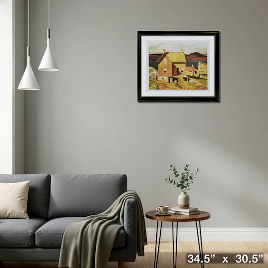House At Parry Sound Framed Print 22" x 25.5" by A.J. Casson 34.5" x 30.5"